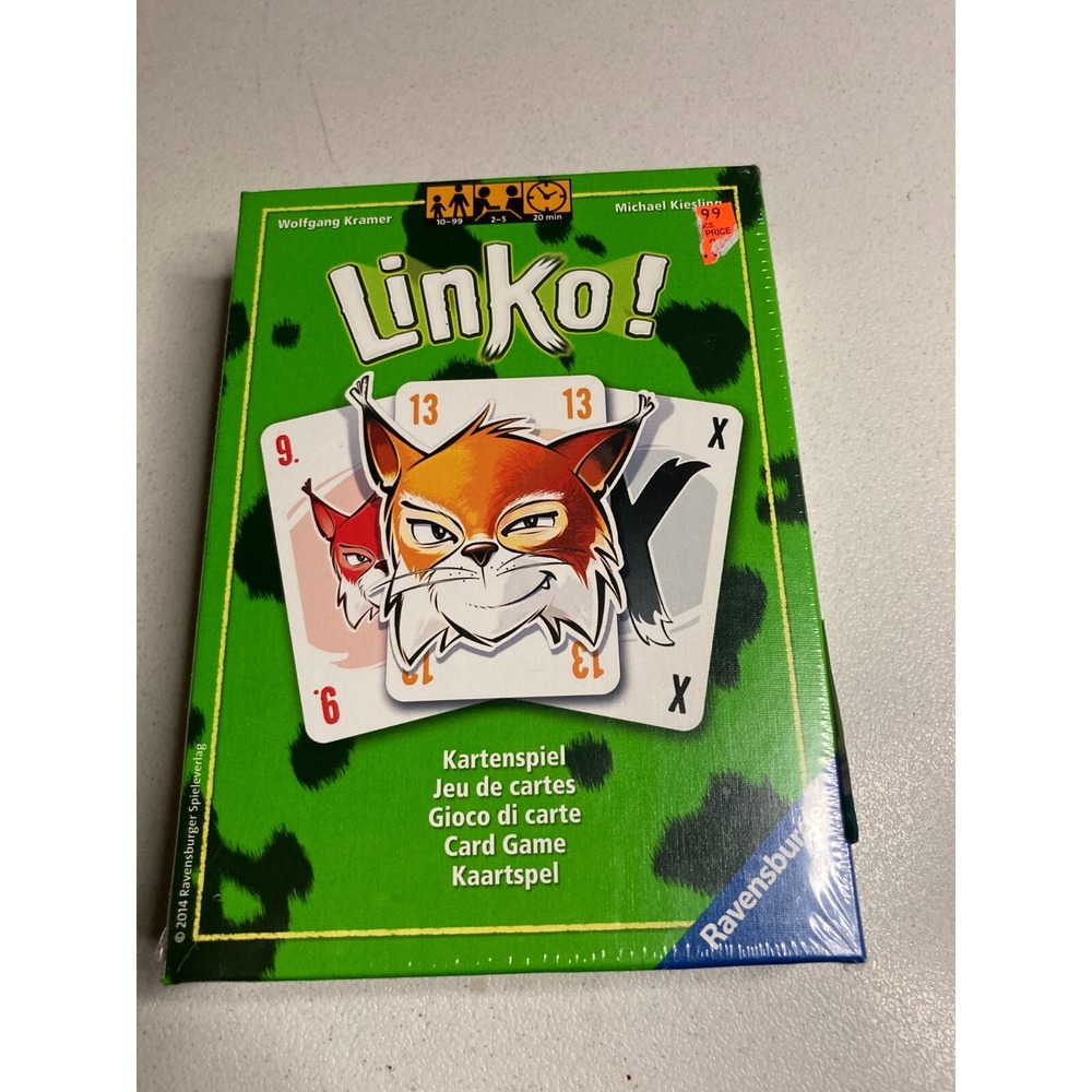 Ravensburger Linko Card Game Kramer Kiesling OUT OF PRINT Brand New Sealed!!!